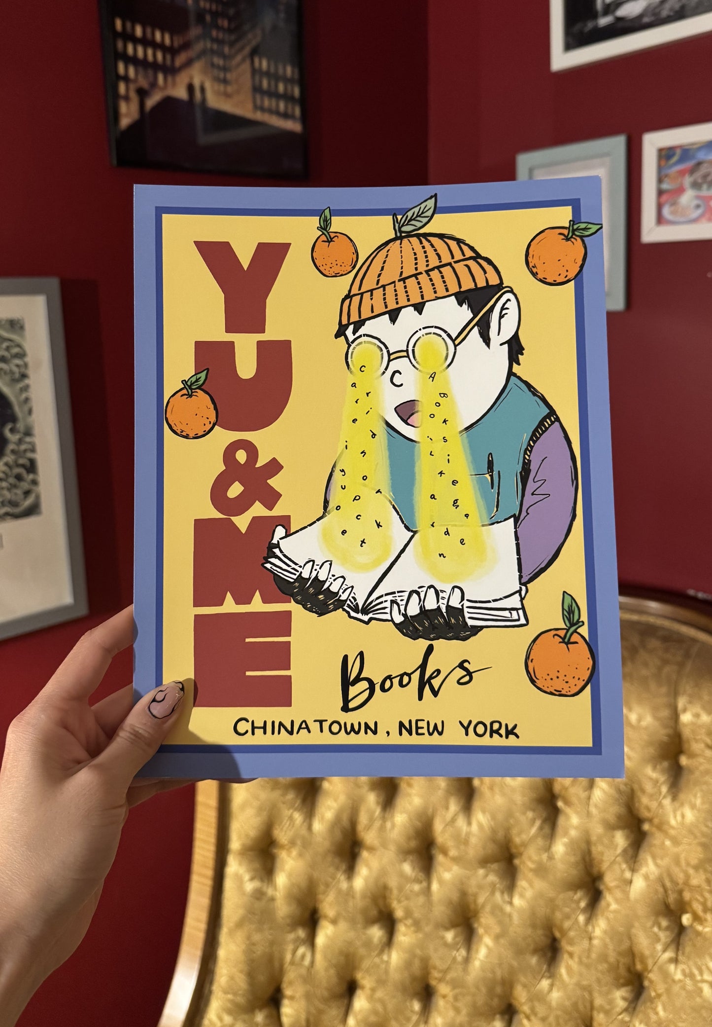 Spotlight Eyes, Yu & Me Art Print (with FREE Y&M Postcard!)