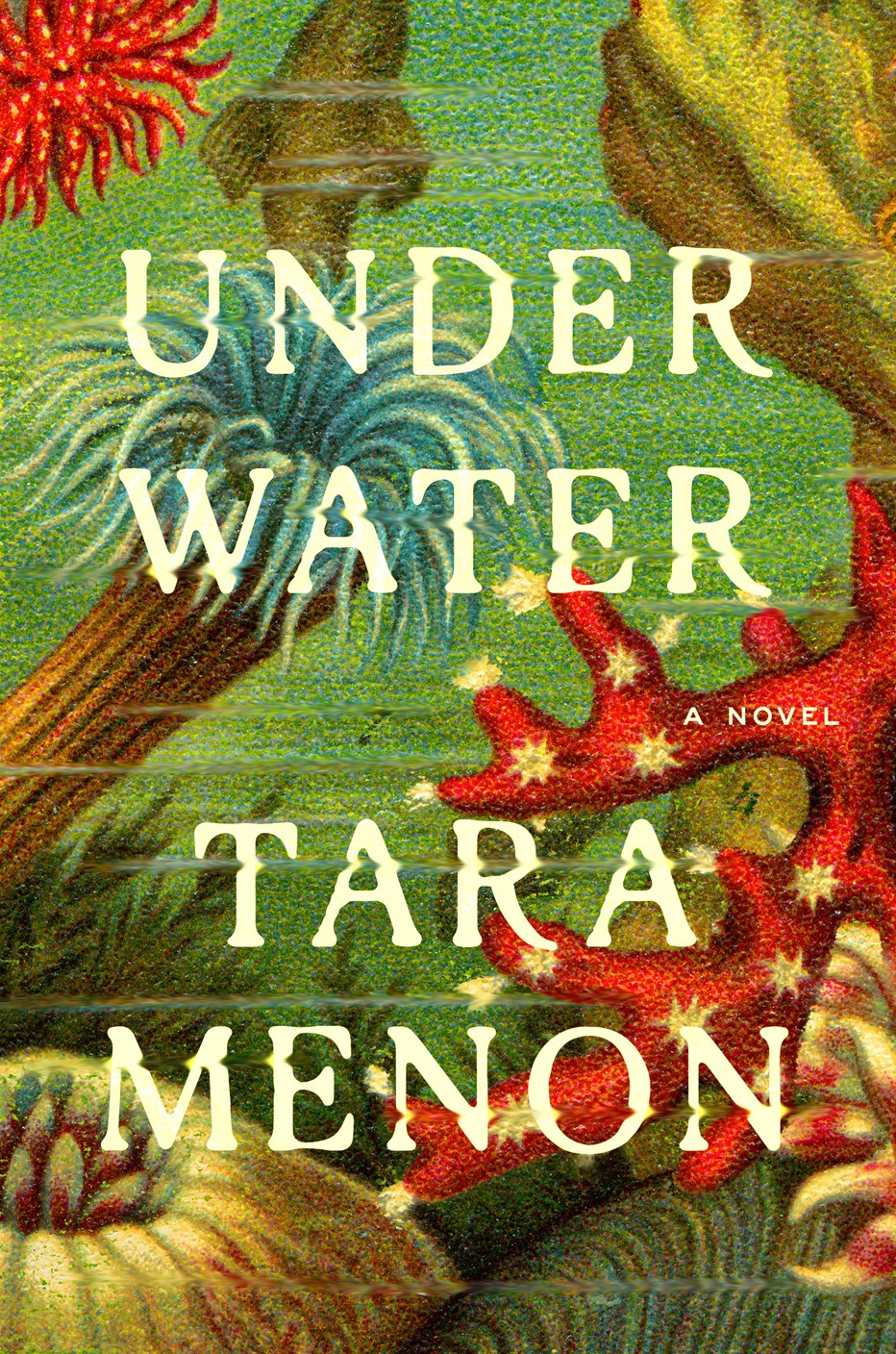 Signed and personalized Under Water by Tara Menon from Yu & Me Books features a vibrant cover with illustrated sea creatures and coral on a greenish-blue background, with bold white title and author text.